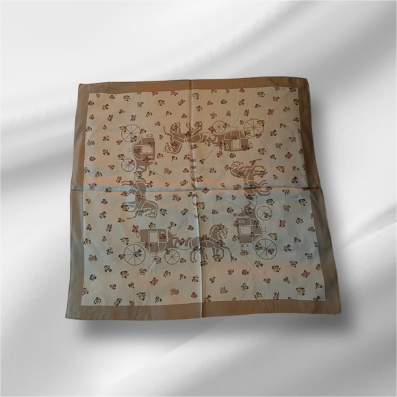 Coach 100% Silk Scarf NWT MSRP $98.00 - Picture 4 of 5